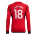 Manchester United Casemiro #18 Kopio Koti Pelipaita 2023-24 Pitkät Hihat
